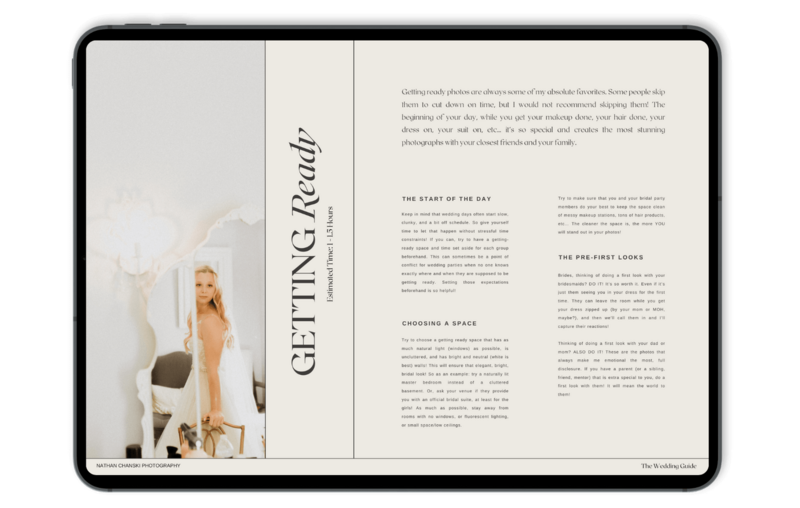 wedding guide ipad 4