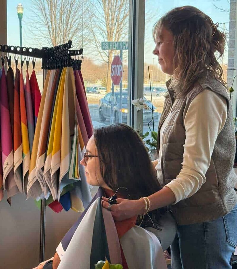 Color Analysis In Store Personal Seasonal Color Analysis: Minneapolis, Twin Cities | Two Violets