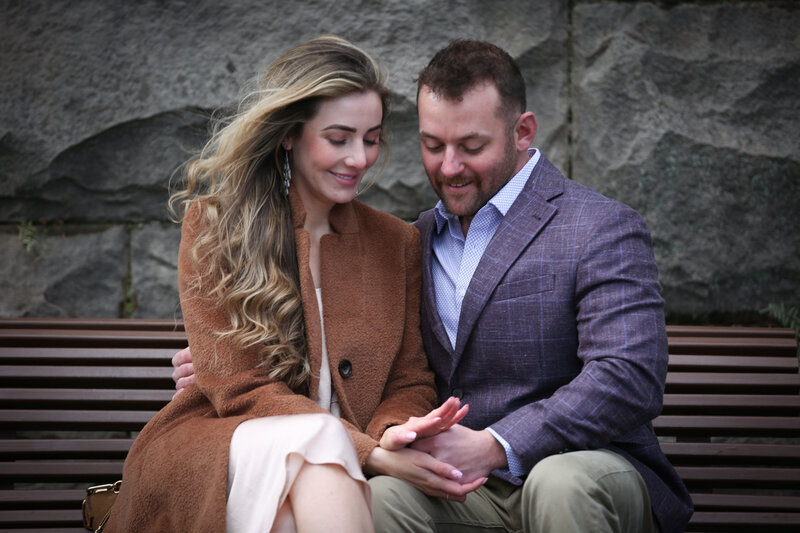 Biltmore Photographer Light Shifter Studios photographs a newly engaged couple.  