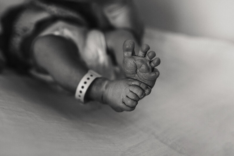 Babyvoetjes pasgeboren baby Enkhuizen en Hoorn