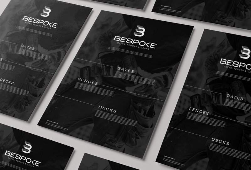 Bespoke Gates Fences & Decks brand and logo design