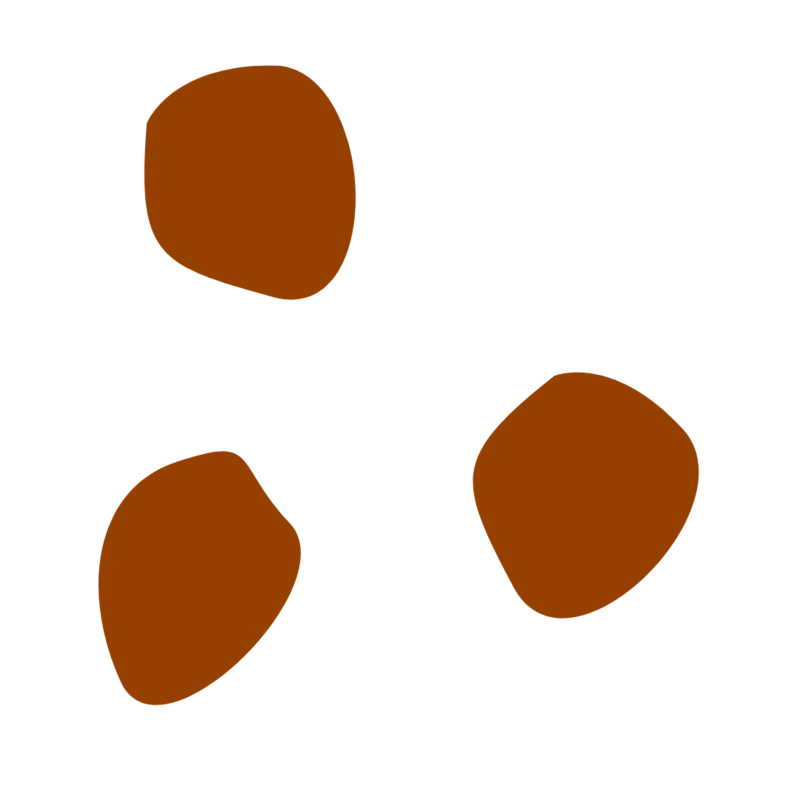 Orange dots illustration