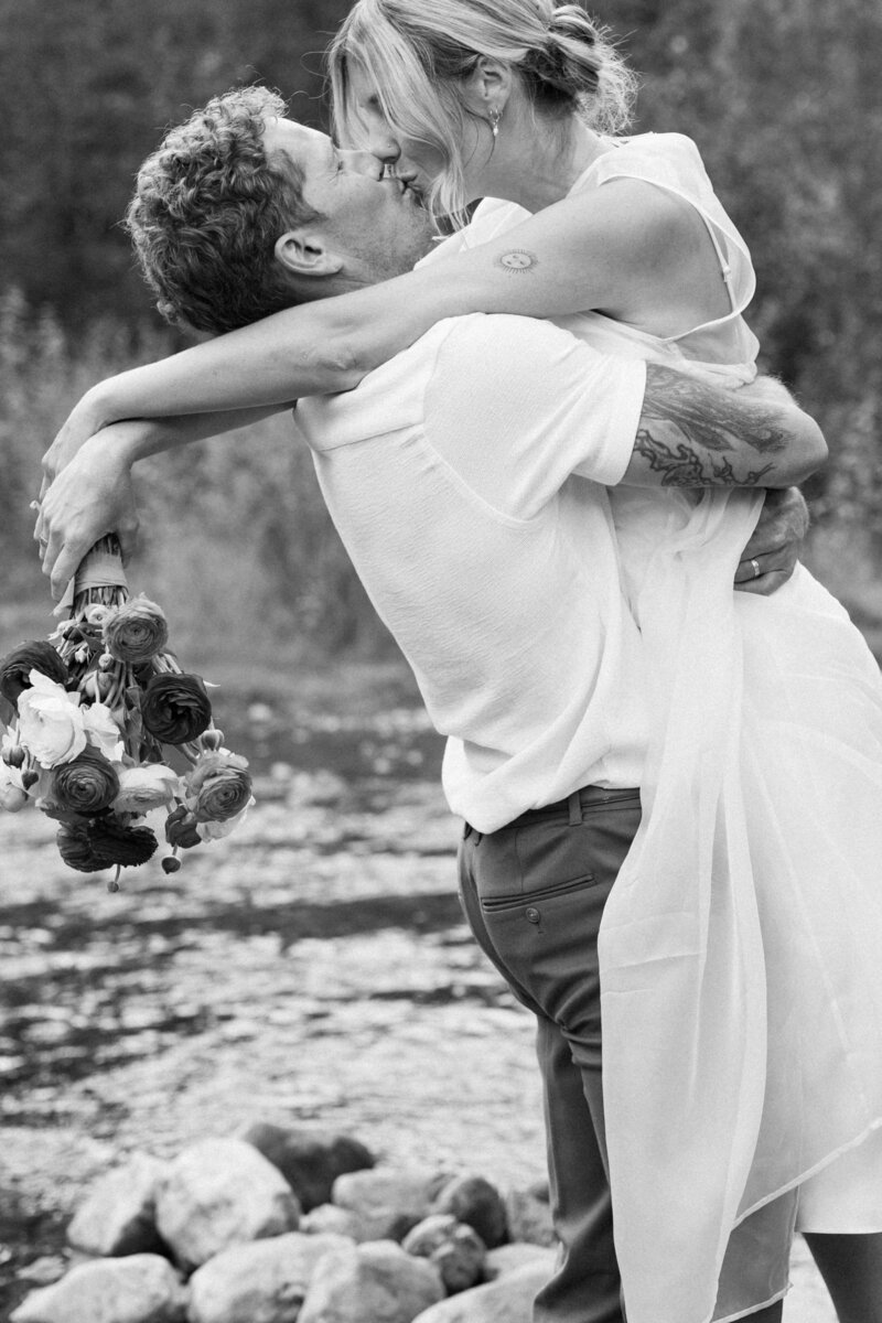 BC wedding couple captured on film by BC wedding photographer