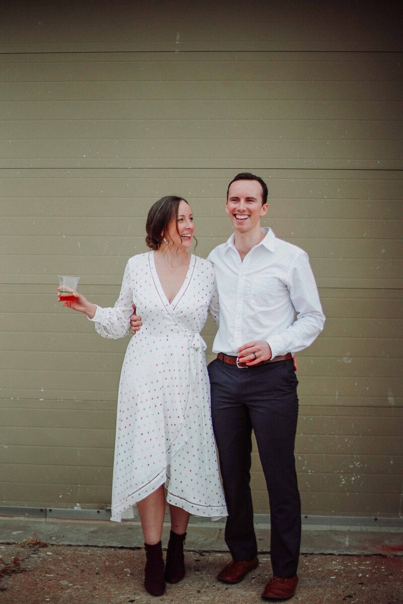 couple embracing posing