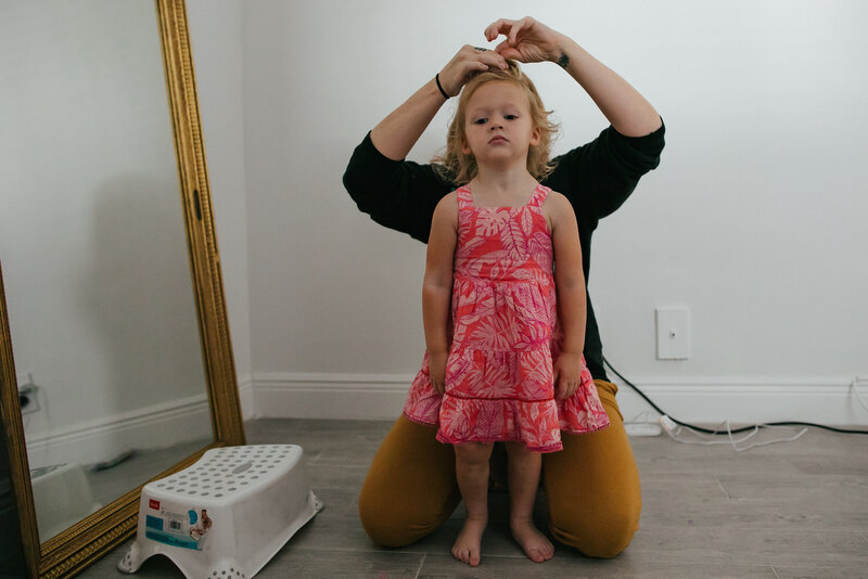 Mother and Daughter Documentary Family Photography