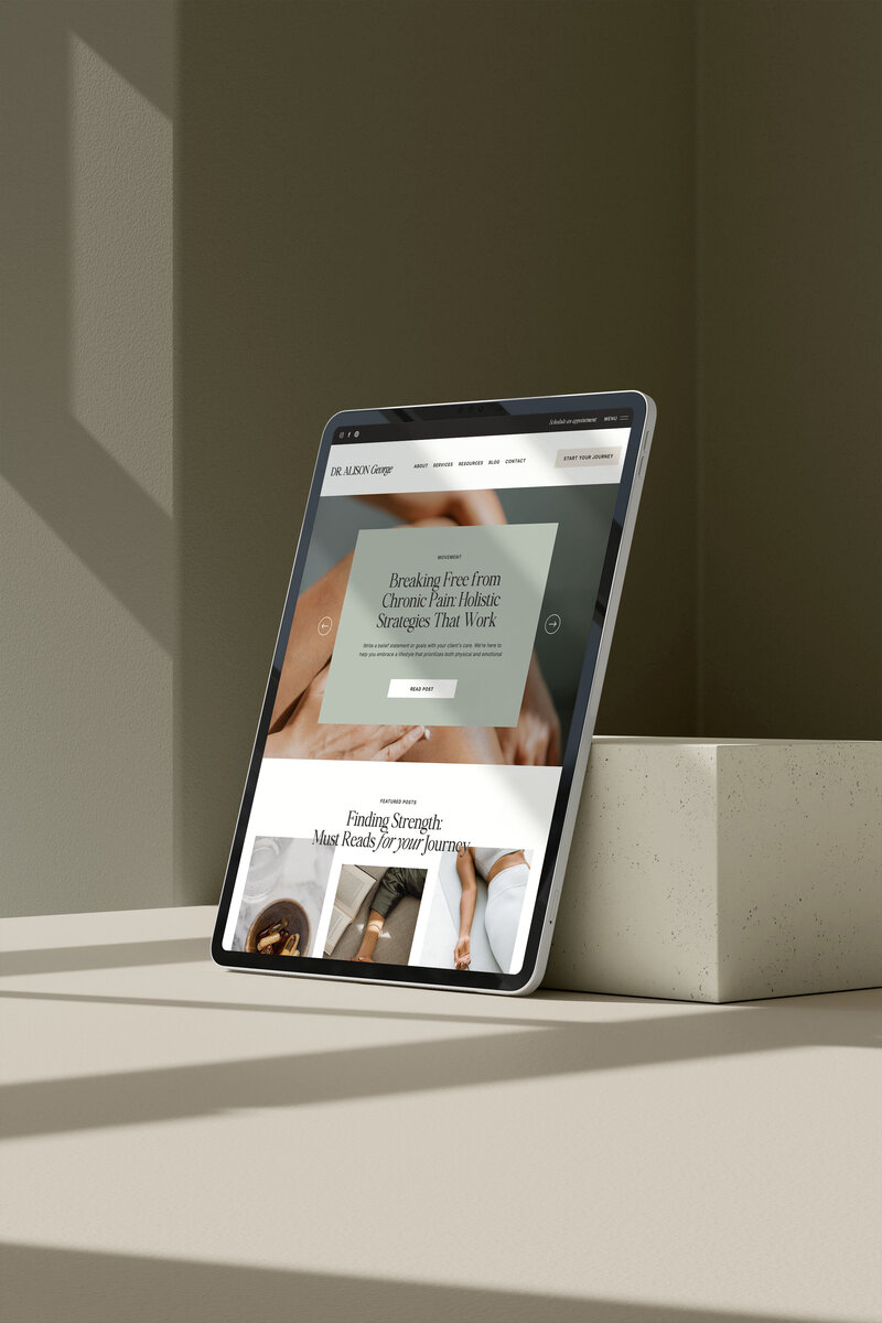 Website Templates for Wellness Professionals 62