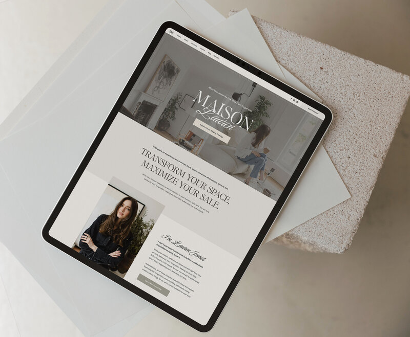 Showit Website Template for Estheticians