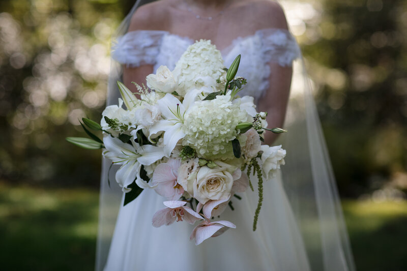 Bridal Bouquet at Cashiers NC Wedding