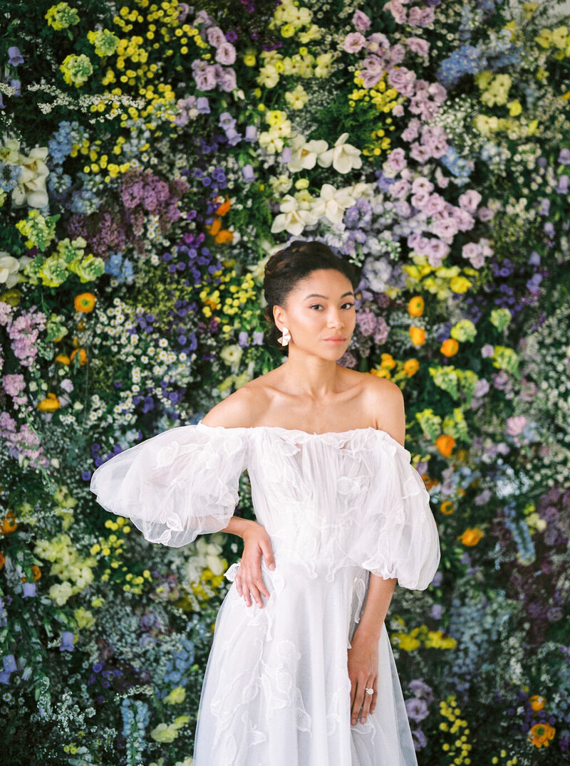 Wedding floral wall