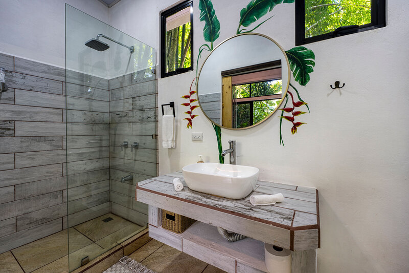Lotus and Madre Tierra Rooms - Each with 1 full size bed and together a shared bathroom  (3)