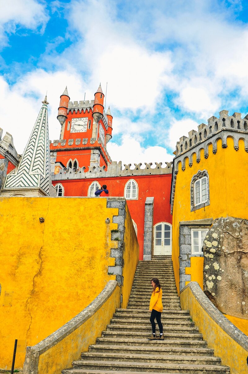 Pena Palace picture of Kacy Beck in yellow