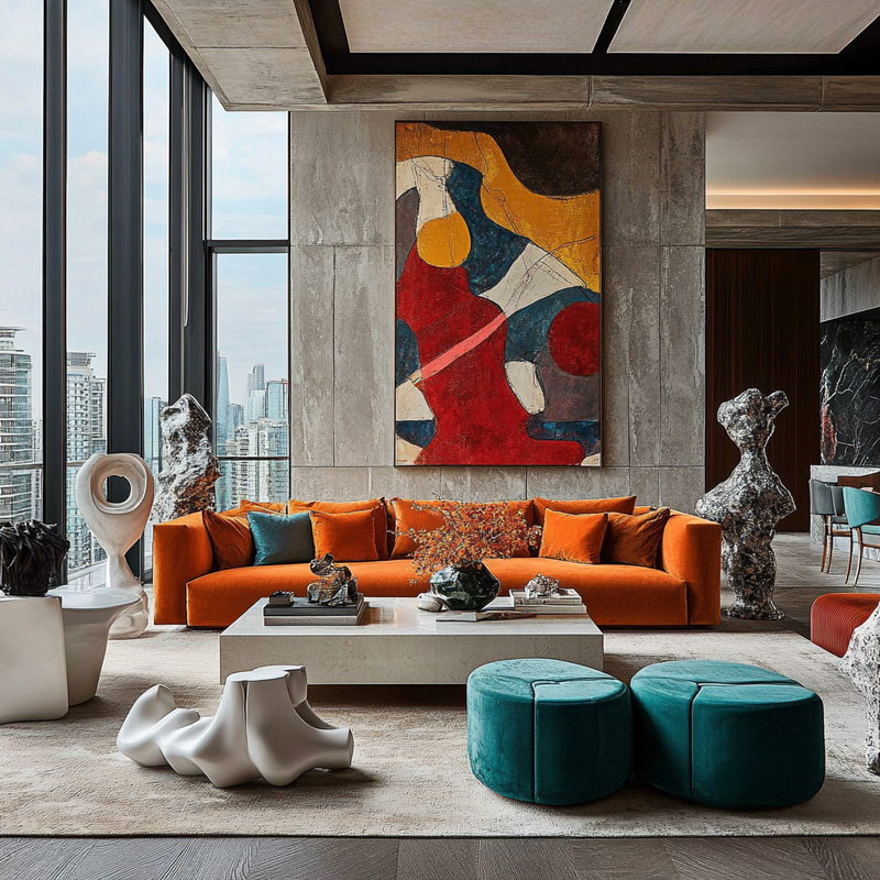 Inspirerende kunst aan de muur voor moderne kantoren