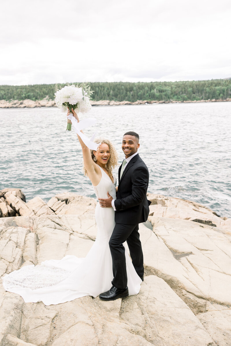 Kristen Weldon Photography captures Acadia National Park Maine Wedding