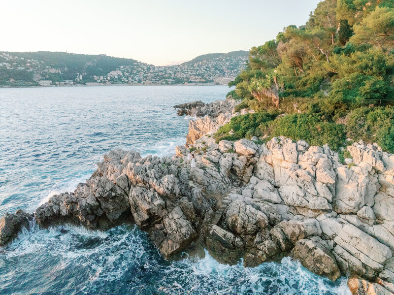 South View Drone proposal at St Jean Cap Ferrat, cote d'azur - french riviera photography
