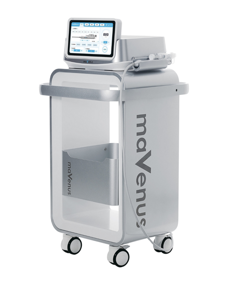 Mavenus Mesogun state-of-the-art device designed to deliver precise and even treatments for your skin.