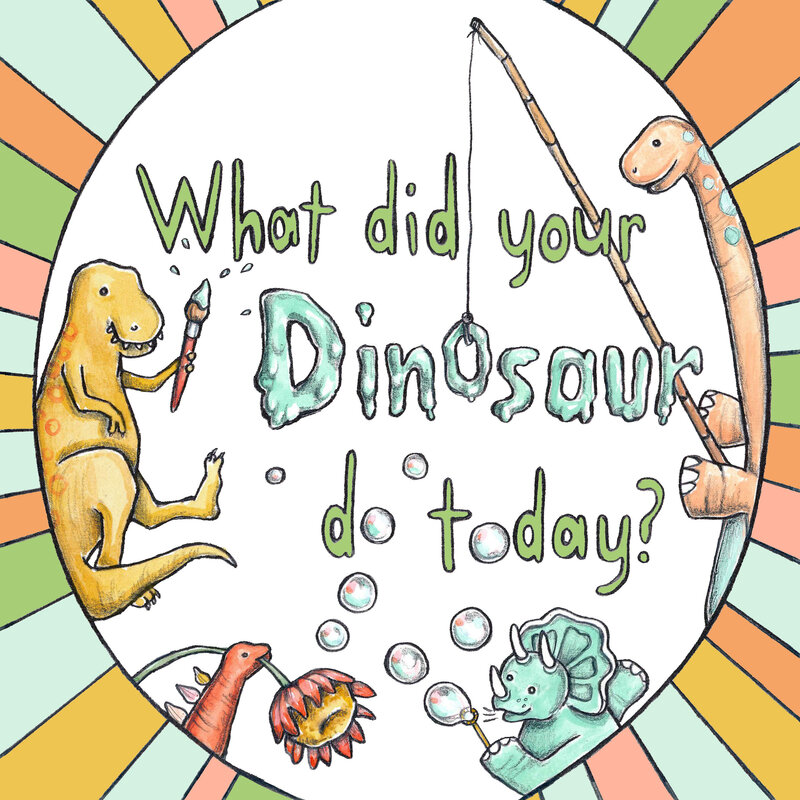 Cover Dinosaur Book with color no author or illustrator