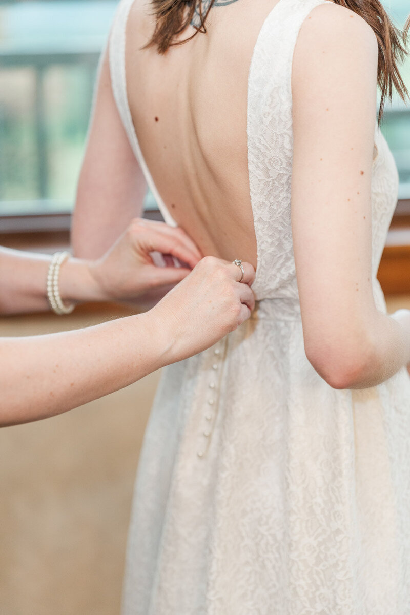 Side-by-side photos of a couple’s wedding decades apart