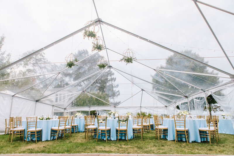 Clear Tented Reception in South Haven
