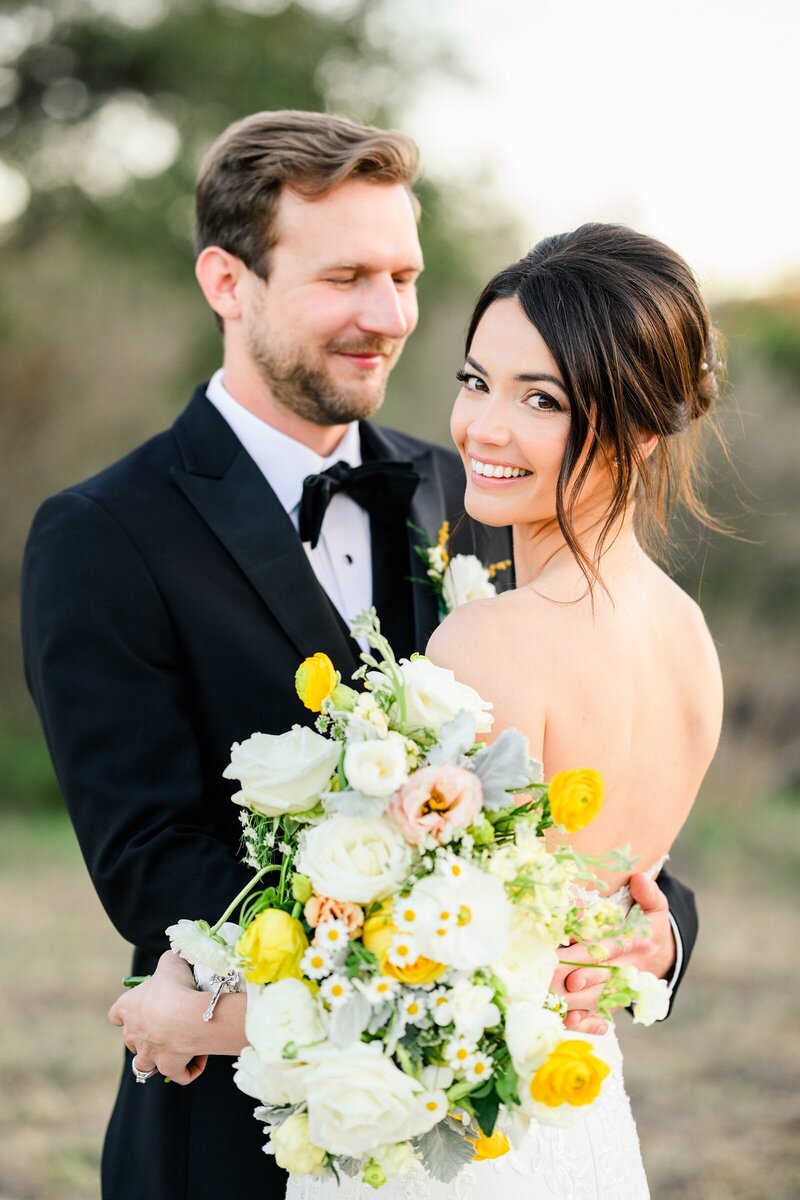 Buttercup Yellow Wedding at Pecan Springs Ranch in Austin Texas-48