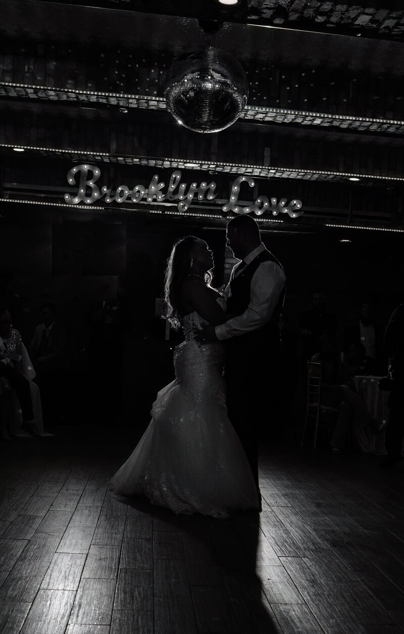 T&J first dance at Brooklyn's The Deity
