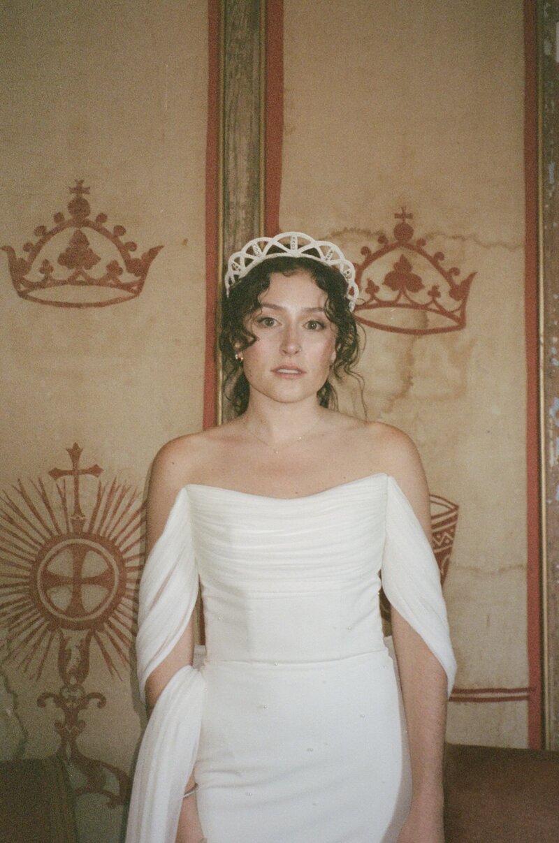 bride on her wedding day