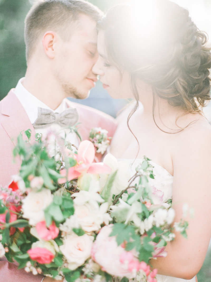 summer outdoor wedding in northern michigan