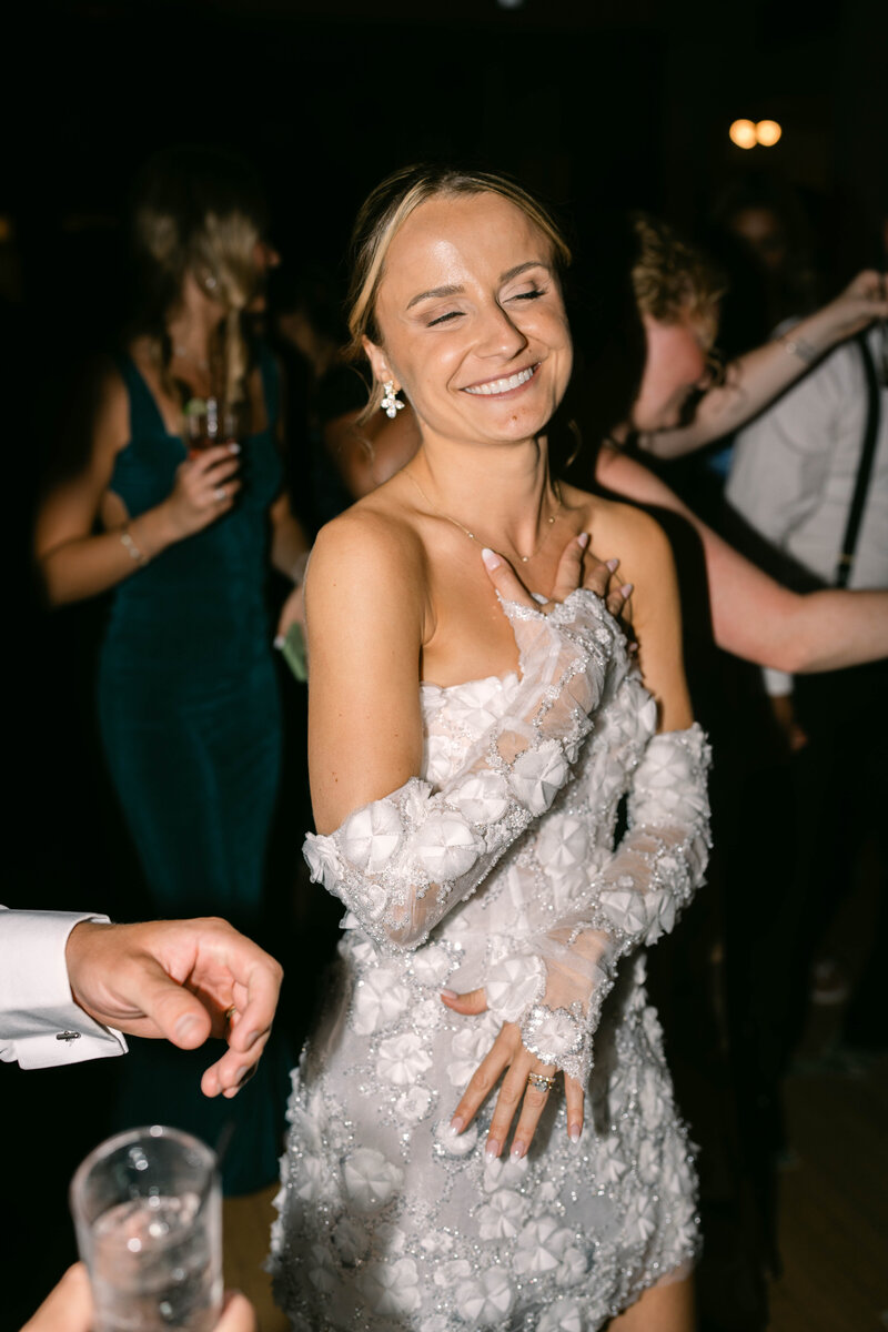 Aerial view of this wedding ceremony set up and design at Royal Palms Resort and Spa. 