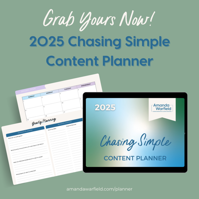 2025 Content Planner