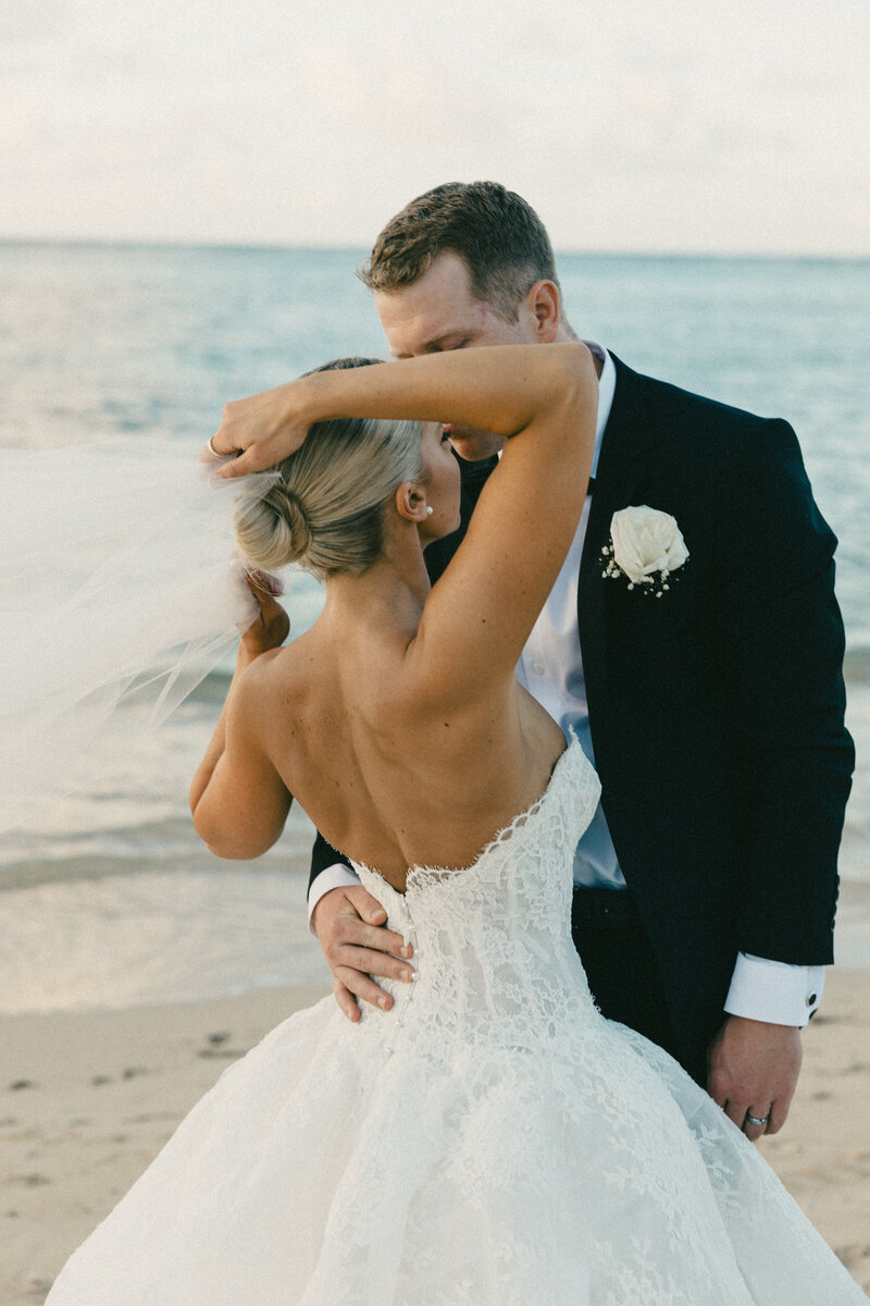 couple celebrating with champagne