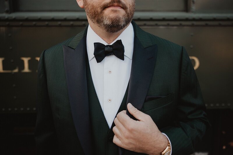 Green Tuxedo Bespoke CT