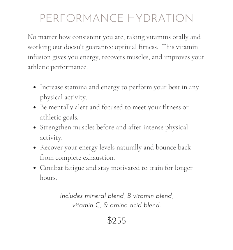 Performance Hydration
