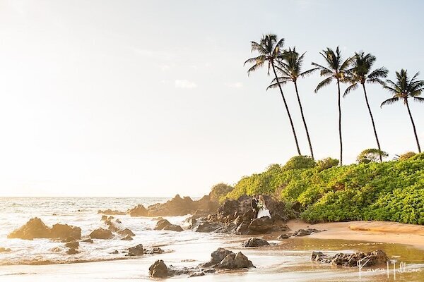 Beach wedding venues in Maui. Polo Beach