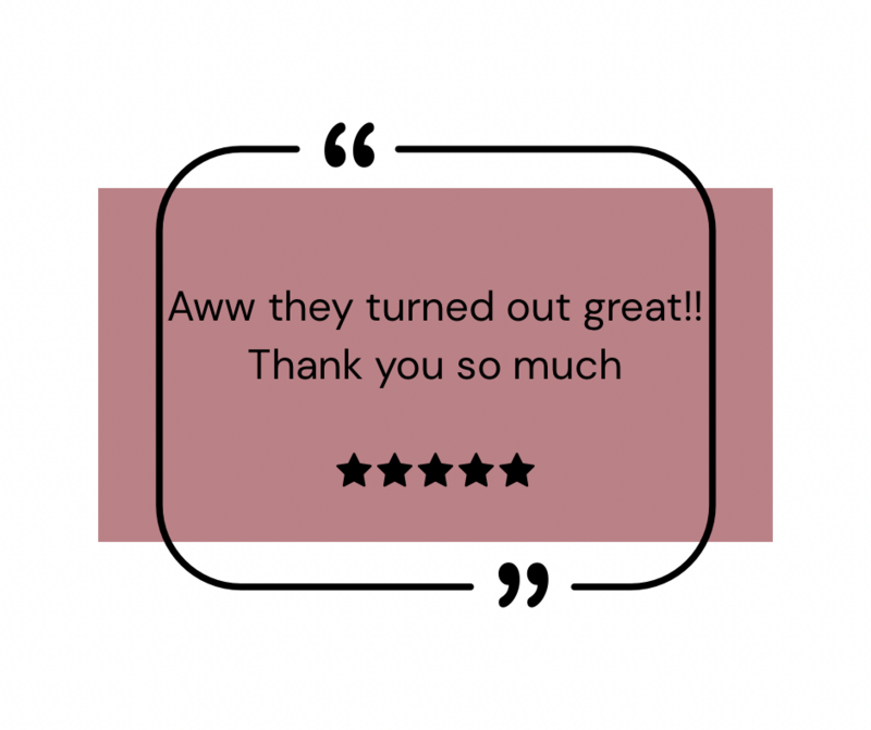 Petal & Pine Photography client review