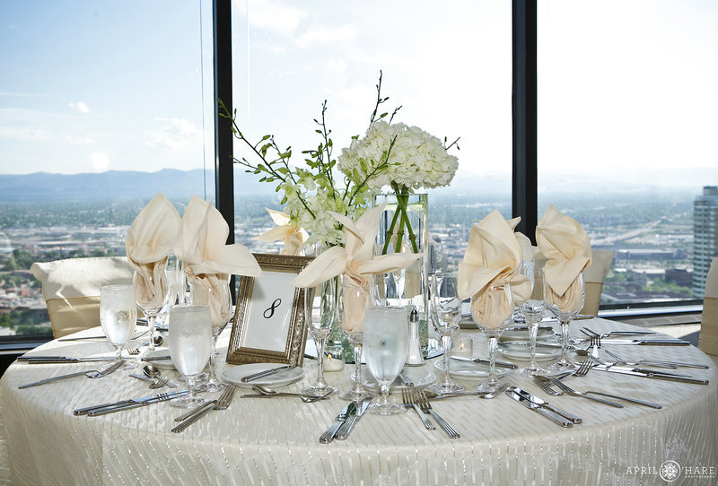 Reception-Table-Set-for-Wedding-at-Grand-Hyatt-Pinnacle-Club-Denver-Colorado