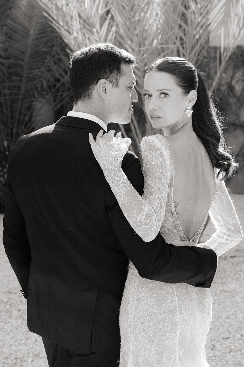 Wedding ceremony under arches at Amanjena Marrakech