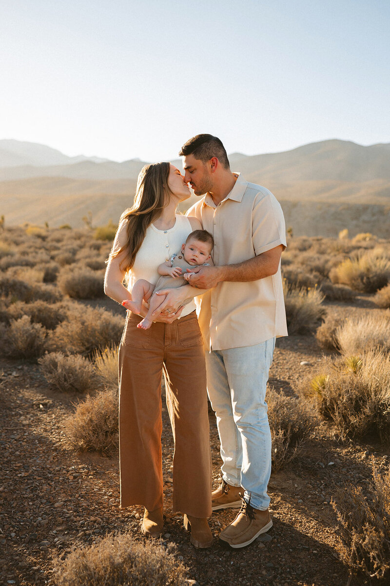 Las Vegas Family of 3 Photos in the Desert