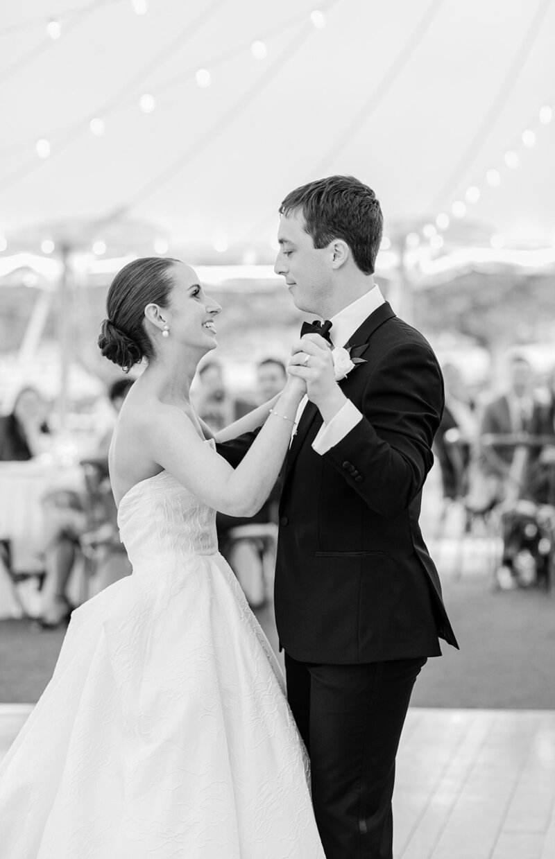 first-dance-tented-wedding