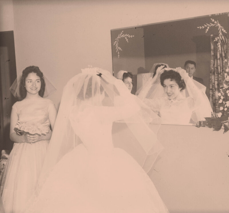 vintage-bride-fifties-black-and-white