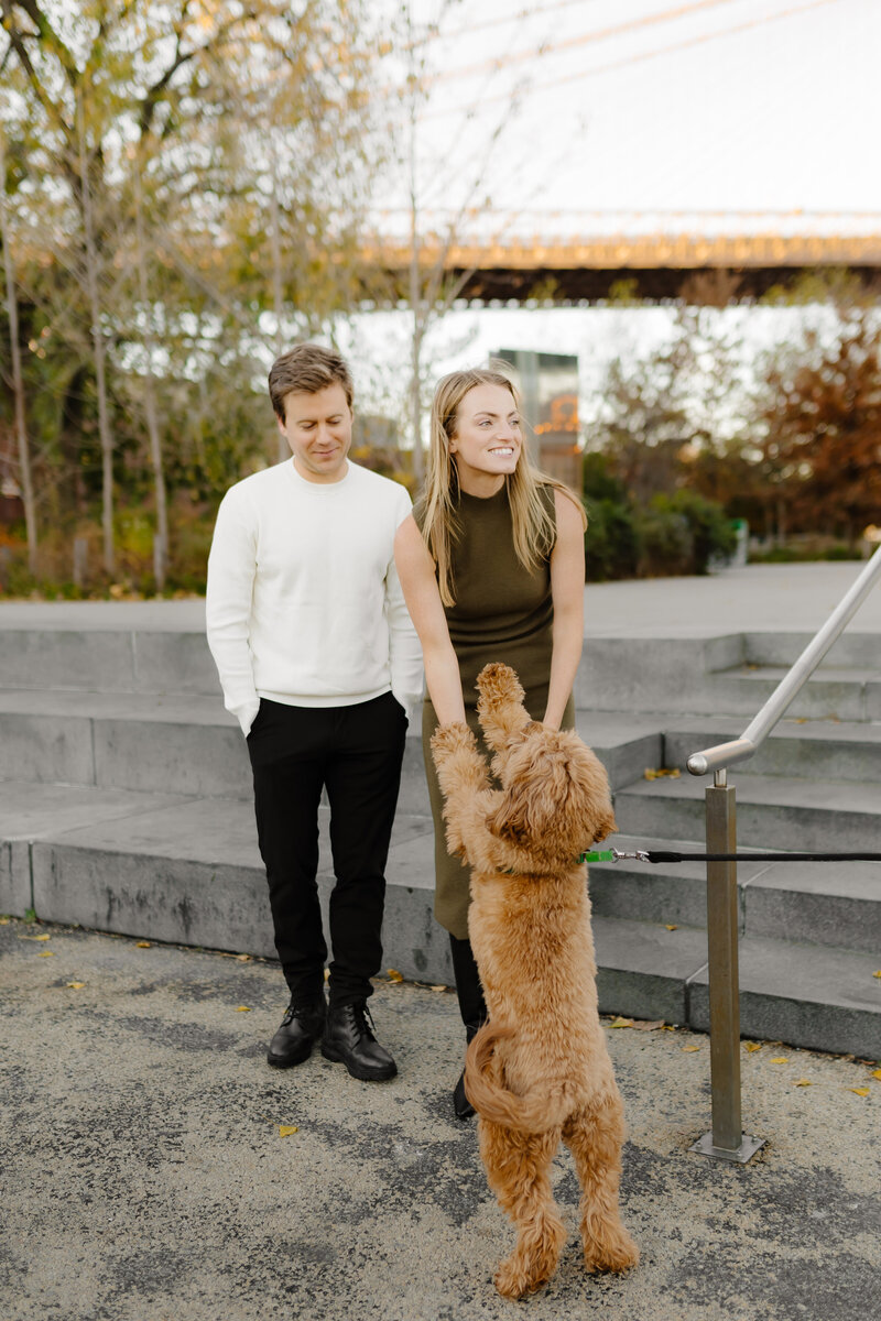 Brooklyn Bridge Engagement Photos 49