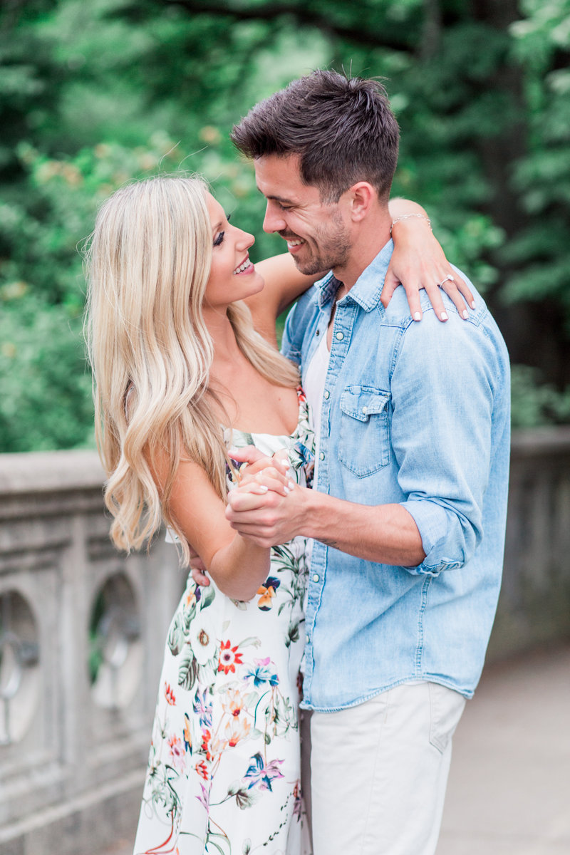 Romantic Engagement Wedding Photography Dancing in Cincinnati, Ohio