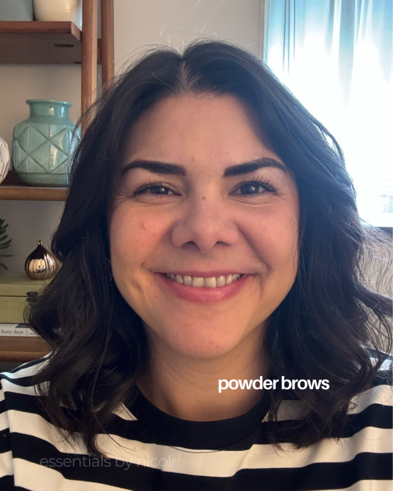 essentials by nicole natural tattooed brow work