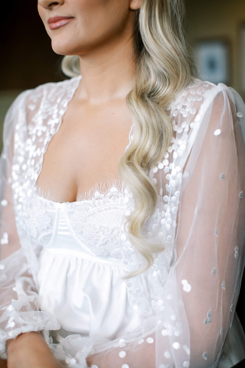 Bride with Curly Hair