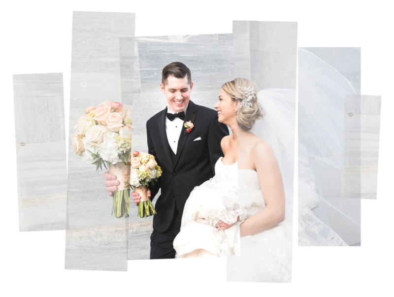 Wedding Couple Collage - Annie Hosfeld Photography