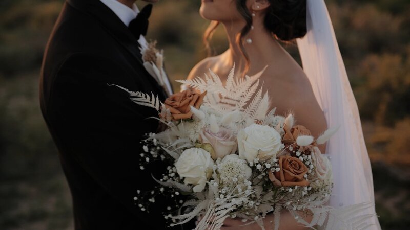 Arizona Wedding Details  of flowers