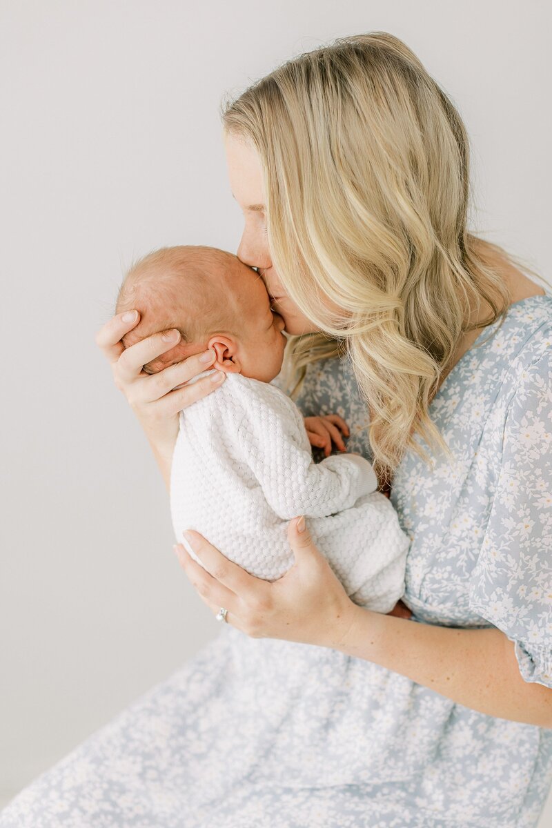 Lancaster, PA newborn session in full service studio baby photographer serving Exton, PA