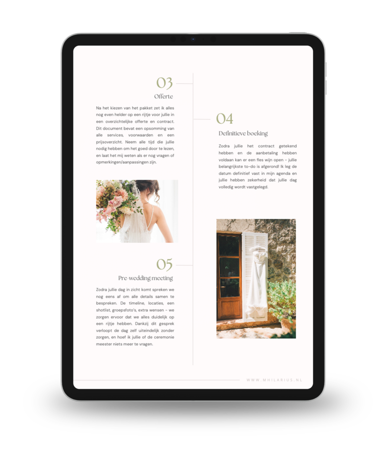 Wedding guide - light airy- mhilarius 2