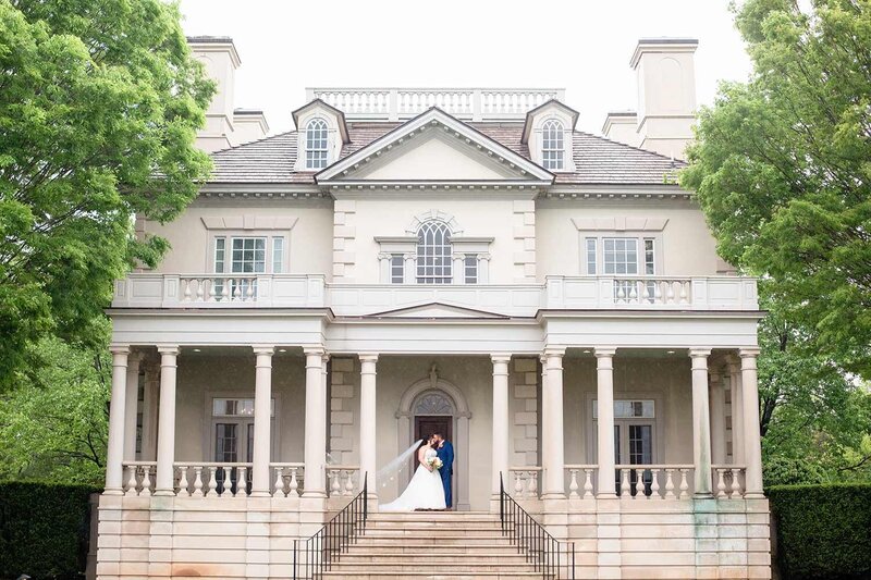 Virginia manor wedding for young couple