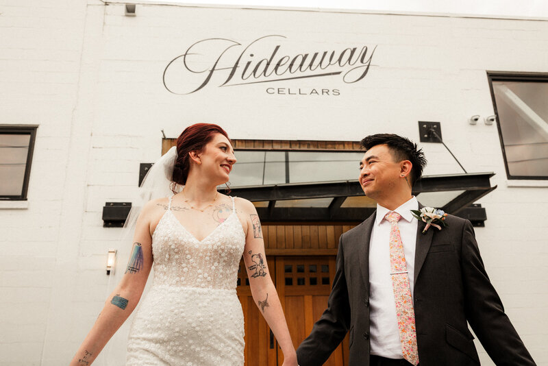 Bride and groom in Sodo Wedding