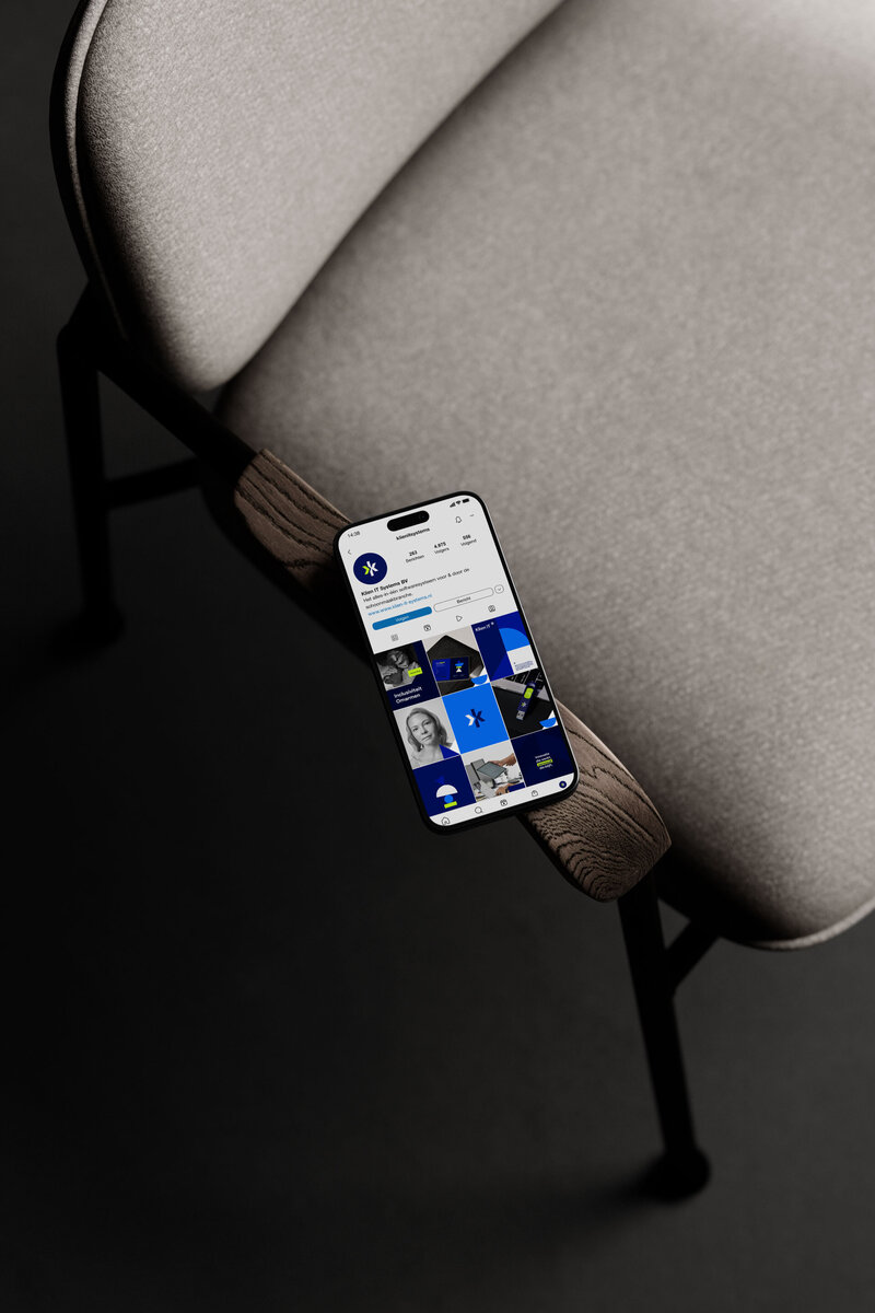 Website gala architecten op ipad