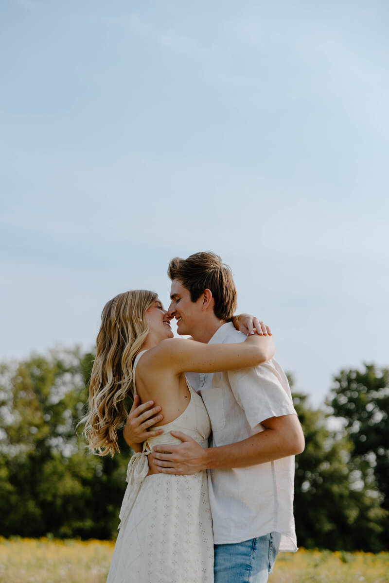 Romantic sunset portraits Carmel wedding photographer

